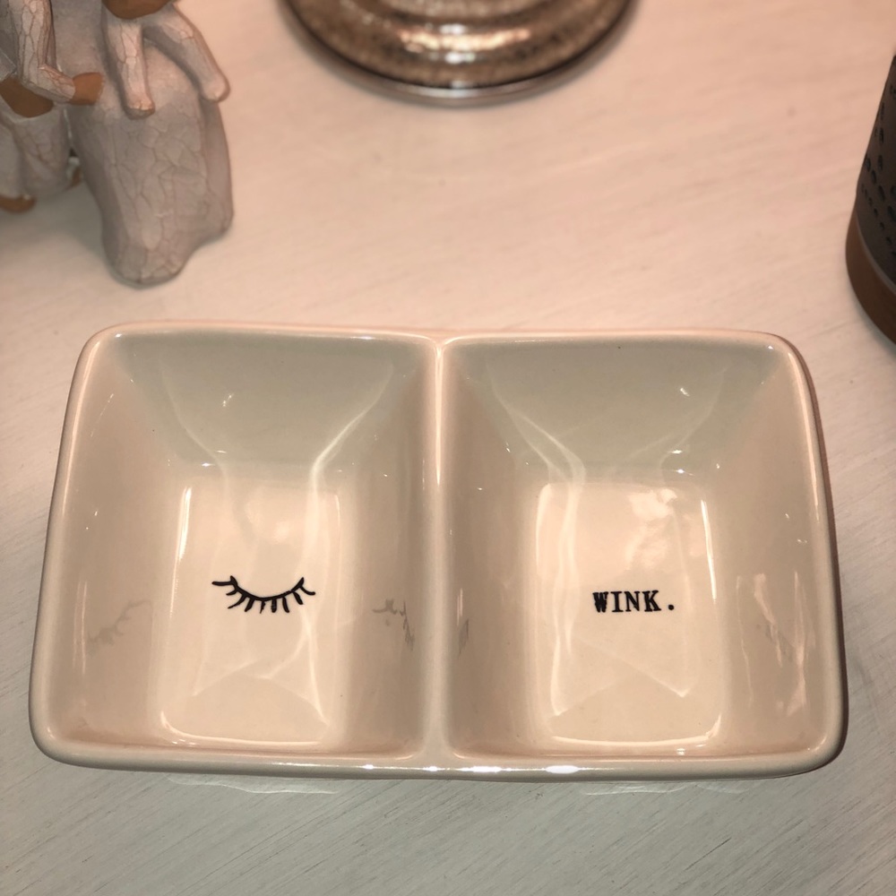 🖤RAE DUNN WINK STORAGE/JEWELRY TRAY🖤🖤🖤
